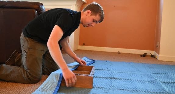Professional packing services by Rockstar Moving Company for safe and efficient relocation.